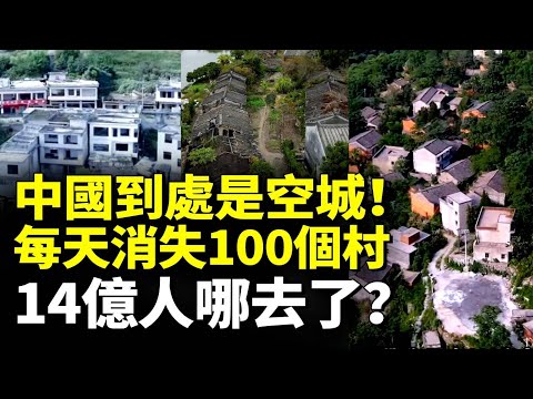 中國南方沒人，北方也沒人，農村沒人，城市也沒人，14億人哪去了？每天消失100個村落！　#看大陸