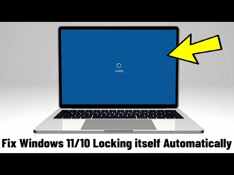 Fix Windows 11 / 10  locking itself Automatically | How To Solve Laptop keeps locking randomly 🔒✔️