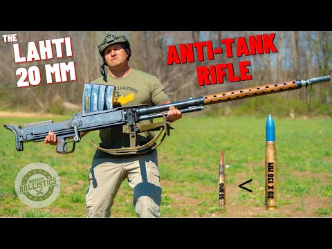 The LAHTI 20mm Anti-Tank Rifle