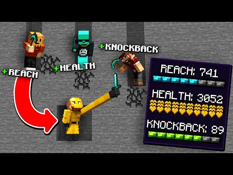 Minecraft Manhunt, but Hunters Mining Increases my EVERYTHING