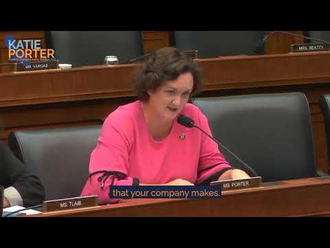 Rep. Porter questions Facebook CEO Mark Zuckerberg at House hearing