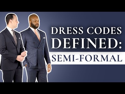 Semi-Formal Dress Code, Defined: What It Is & How to Wear It