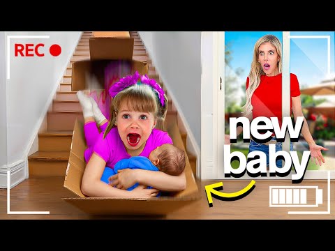 I Let TEENAGERS Babysit Our NEW BABY *Hidden Cameras*