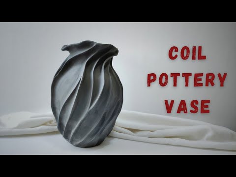 Swirling Coil Vase