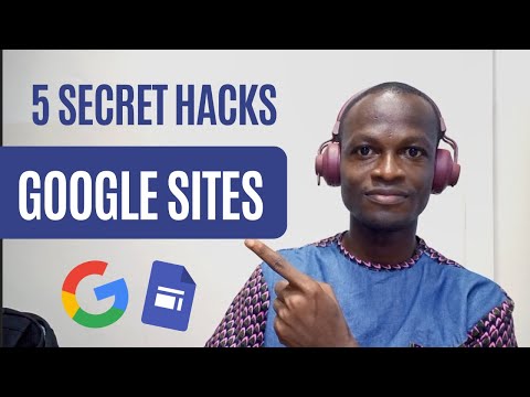 5 HACKS You Didn't Know on Google Sites  |  Google Sites Tips 2024 🔥