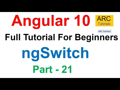 Angular 10 Tutorial #21 - ngSwitch in Angular | Angular 10 Tutorial For Beginners