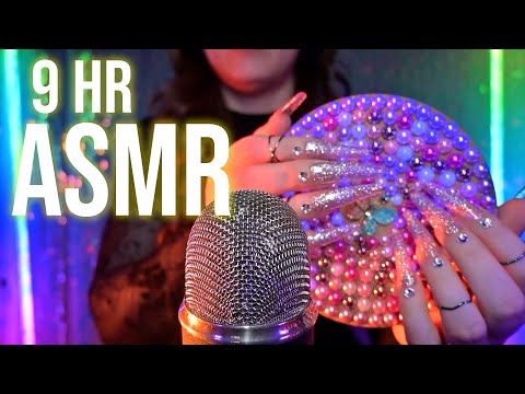 ASMR Tapping & Scratching - 9 Hours for Deep Sleep (No Talking) 💜💤