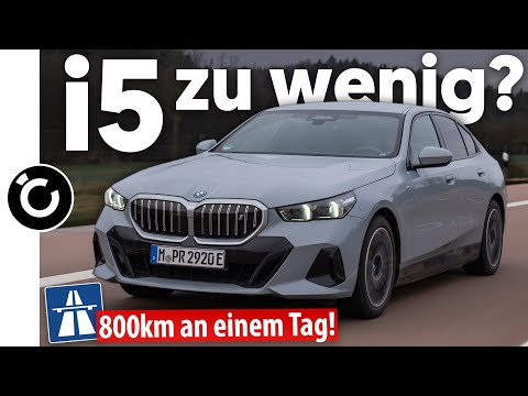 BMW i5 eDrive 40 Langstreckentest - zu wenig Akku gegen EQE, Model S und co?
