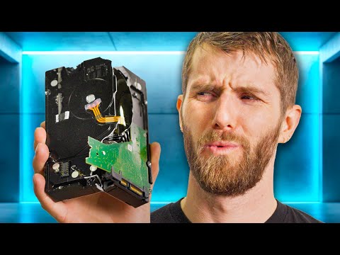 I Got an Industrial Hard Drive CRUSHER! @Rack's Mobile Data Destruction System