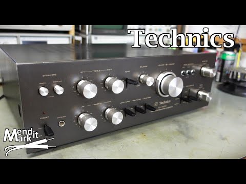 Technics SU-3500 Amplifier Repair - Part 2 - The Overhaul!