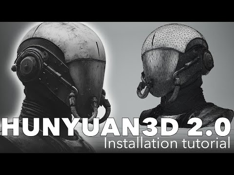 The BEST Image To 3D Model is FREE? Install Hunyuan2.0 Tutorial