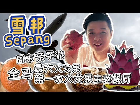 雪邦Sepang周末亲子游 吉尼斯世界纪录最大火龙果造型建筑 火龙果主题餐厅 欣赏难得一见的古董车及见少卖少国产汽车 Flight Landing View飞机低飞过头顶画面震撼人心