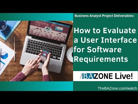 How to Evaluate a User Interface for Software Requirements