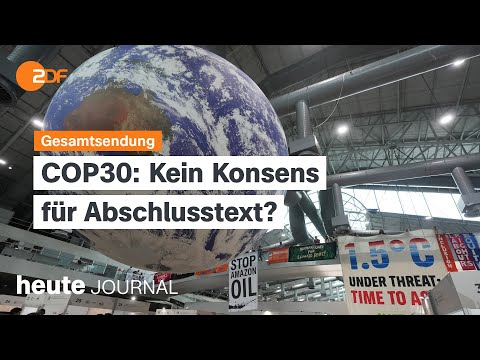 heute journal vom 21.11.2025 "Friedensplan", Koalition unter Druck, Endspurt auf Weltklimakonferenz