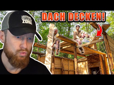 DAS DACH WIRD GEDECKT! - Das Hobbithaus nimmt Gestalt an! | Fritz Meinecke reagiert