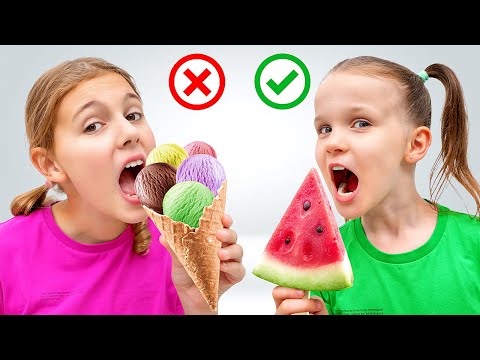Fruit or Ice Cream? 🍦🥝 A Fun Healthy Food Story for Kids