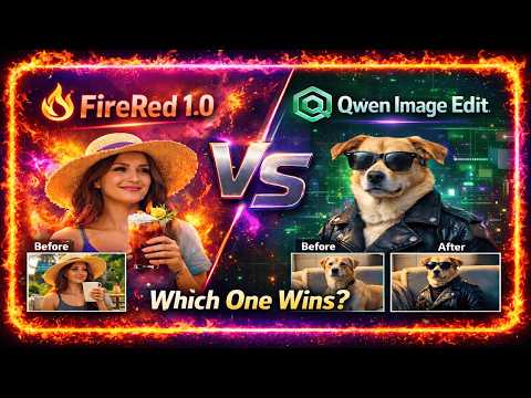 FireRed-Image-Edit 1.0 vs Qwen Image Edit — Which One Wins?