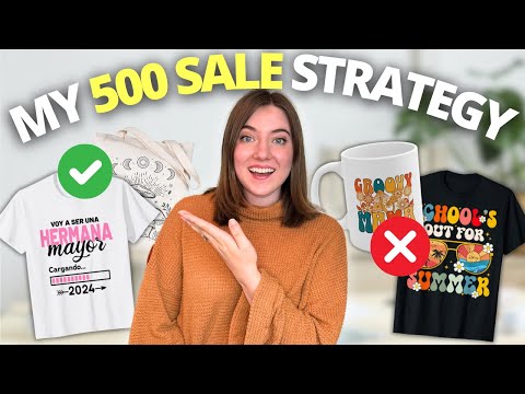 The (EASY) Niche Strategy I Used to Make My FIRST 500 Print on Demand Sales