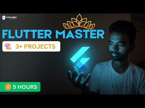 Flutter Master Course in Hindi (2026) 🚀 | 5 Hours Full Flutter Tutorial + 4 Projects