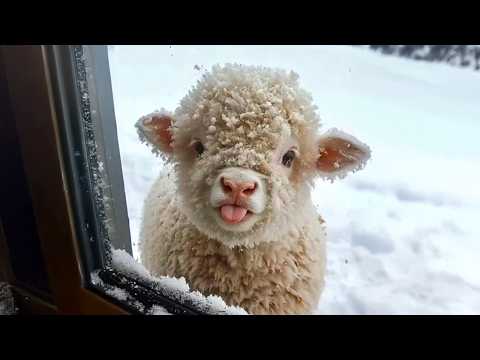 Cute Animals FREAK OUT Seeing Snow for the First Time! 🤣 Funniest Animals Videos