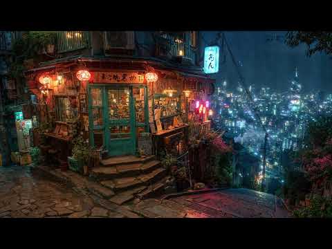 Lofi Zen - Tokyo Sushi Bar Rain with Lo-fi Chillhop at Dusk | For Study, Sleep, or Relaxation | 4K