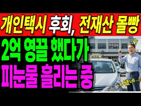 집 사려고 모은 전재산 2억으로 개인택시 산 걸 후회하는 이유  | 노후사연 | 노후생활 |오디오북