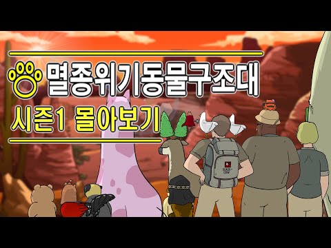 멸종위기동물 구조대 시즌1 몰아보기 ( + 쿠키 영상)