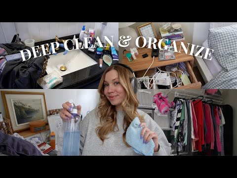 deep cleaning & organizing my entire house 🧼✨ spring cleaning &  decluttering