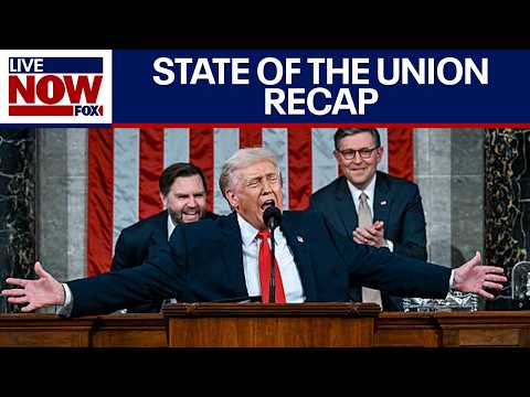 Trump touts economy in record-breaking State of the Union address