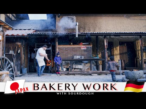Mountain Baker Lives Dream Life Making Wood Fired Oven Bread | Sourdough Bread in Japan