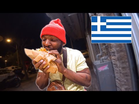 LIVING on GREEK STREET FOOD for 24 HOURS (Thessaloniki's Cheapest Street Food) 🇬🇷