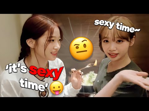 chaewon & kazuha having the WEIRDEST humor