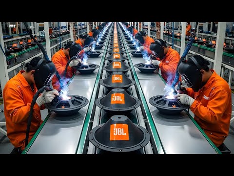 Inside the JBL Speaker Manufacturing Factory: How JBL Bluetooth Speakers are Made (Full Process)