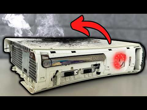 This Xbox 360 released SMOKE while testing it... 😧