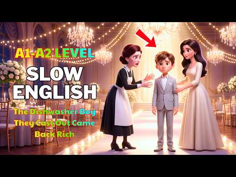 The Dishwasher Boy They Cast Out Came Back Rich | English Listening Practice for Beginners (A1-A2)