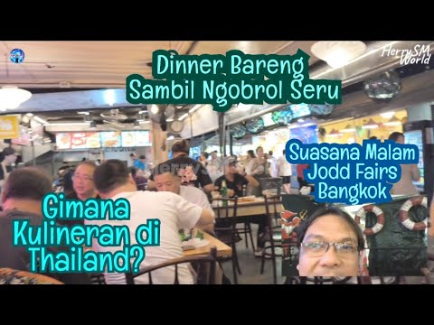 Dinner Bareng Peserta Asia Education Awards yang Luar Biasa Istimewa di Jodd Fairs Bangkok Thailand