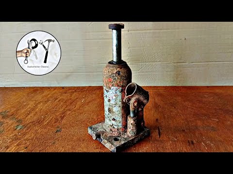 70 Years Old Welded Hydraulic Jack Restoration