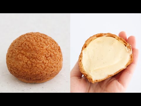 Choux au Craquelin|Cream Puffs| Failproof Recipe