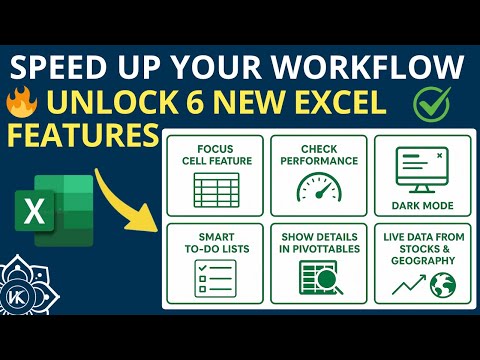 Unlock 6 Excel new features to speed up your workflow 🚀