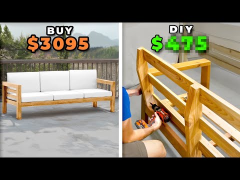 Build Outdoor Furniture & Save Money.