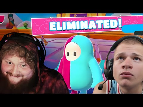 CaseOh Reacts To Jynxzi Playing Fall Guys