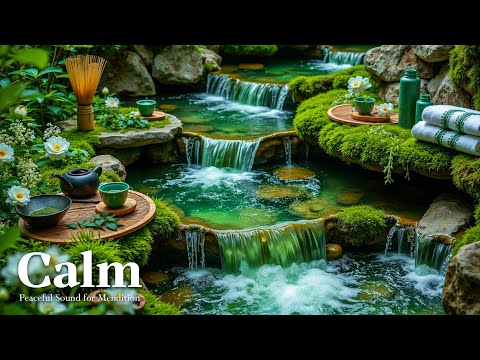 Instant Peace of Mind 🌿 Bamboo Water Sounds & Relaxing Music, Anxiety Relief