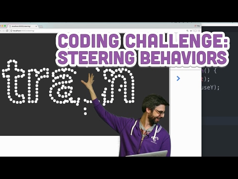 Coding Challenge #59: Steering Behaviors