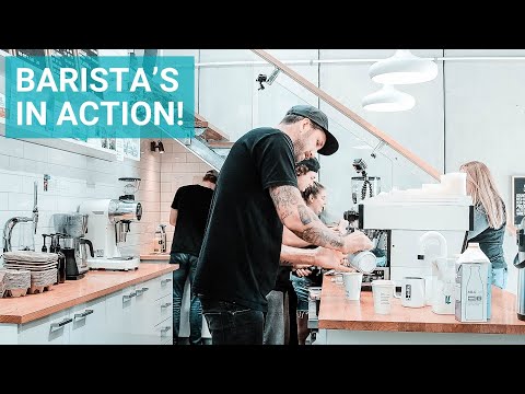 Peak Hour Coffee!!! Loads of Customers & Lots of Coffee!