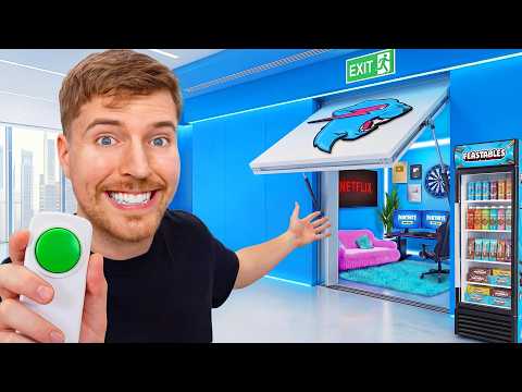 I Built a Secret Room to Hide From MrBeast!