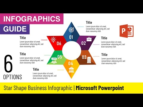 Tutorial: Infographic Abstract Star Elements for Business Presentation in PPT | Microsoft Powerpoint