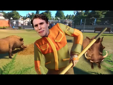 The Incompetent Zookeeper - Jerma Plays Planet Zoo (Long Edit)