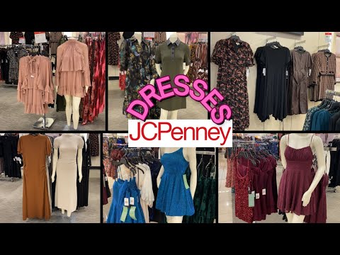 ❤️JCPENNEY DRESSES SHOP WITH ME‼️PROM DRESSES, CHRISTMAS DRESSES, EVENING GOWNS & CASUAL DRESSES