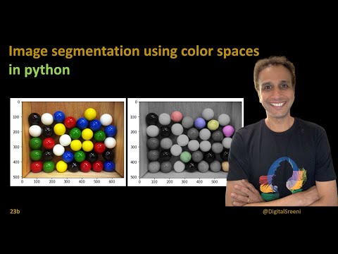 23b - Image segmentation using color spaces​ - in python