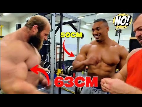 Larry Wheels vs. Andrey Smaev: The 63cm Arm Freak